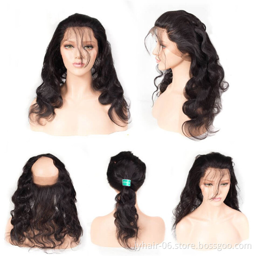 360 Lace  frontal 100% Cuticle Aligned Virgin Human Hair